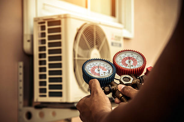 Professional Hvac Maintenance technician working in Athol Springs, NY